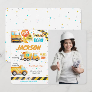 Construction Photo Invitation
