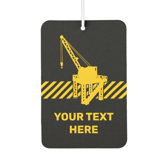 Construction Platform Car Air Freshener (Front)