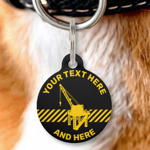 Construction Platform Pet Tag