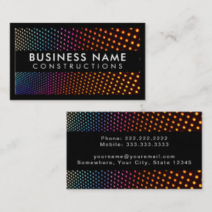 Construction Professional Metal Handyman Repair Business Card