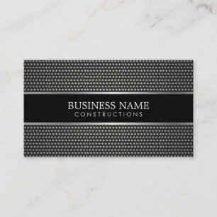 Construction Professional Metal Handyman Repair Business Card