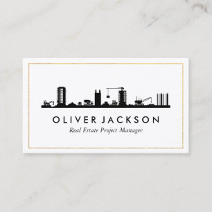Construction Real Estate Business Card