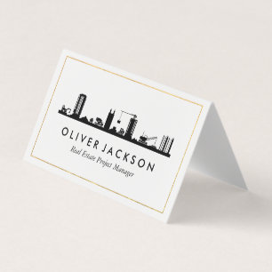 Construction Real Estate Business Card