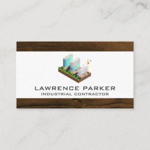 Construction Repair High Riser Industrial Business Card