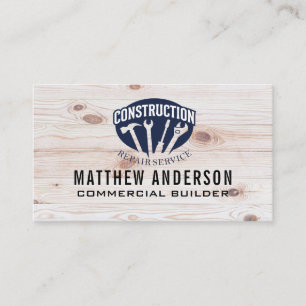 Construction Repair Tools Builder Engineer Business Card