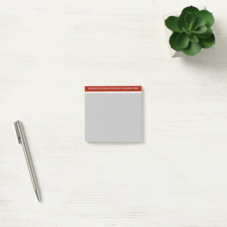 Construction Restricted Access Sticky Notes Pad