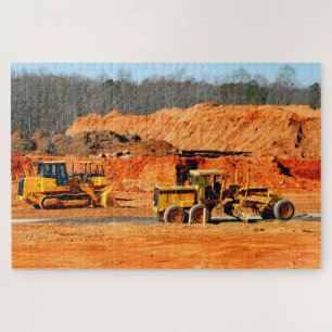 Construction Site Background Jigsaw Puzzle