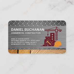 Construction Site   Building Material   Properties Business Card
