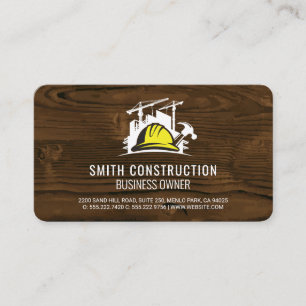 Construction Site   Home Repair Tools Business Card