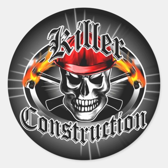 Hard hat decals Construction helmet decals Skull 2 Contractor Sticker Skull#3