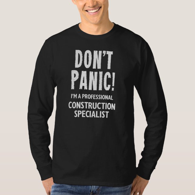 Construction Specialist T-Shirt (Front)