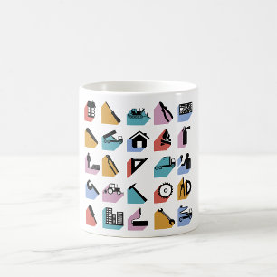 Construction Symbols Coffee Mug