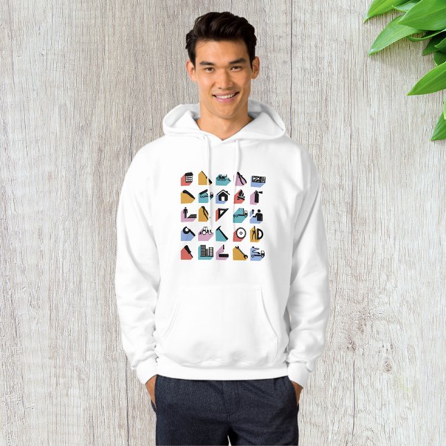 Construction Symbols Hoodie (Creator Uploaded)