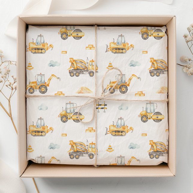 Construction Theme Gift  Tissue Paper (Creator Uploaded)