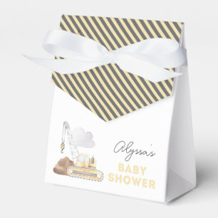 Construction Themed Baby Shower Favour Box