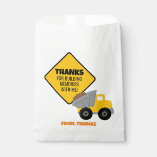 Construction Themed Birthday Favour Bags