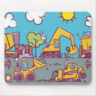 Construction Themed Mousepad for Kids