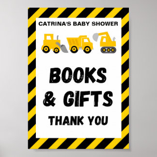 Construction themed party Sign