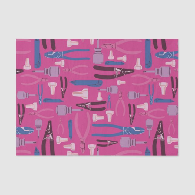 Construction Themed Party Supplies Tissue Paper (Front)