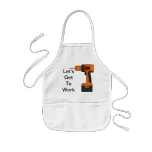 Construction Tool kids apron