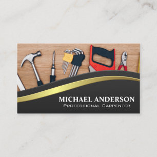 Construction Tools   Carpentry  Business Card