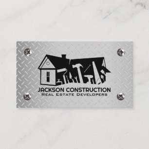 Construction Tools   Home Builder Business Card
