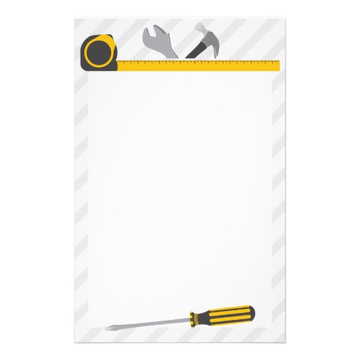 Construction Custom Stationery, Construction Stationery Templates