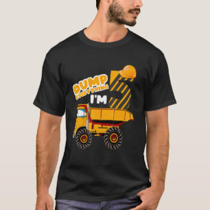 Construction Truck 5th Birthday Boy Builder 5 Year T-Shirt