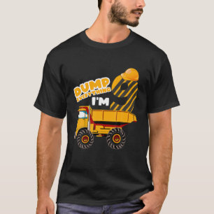 Construction Truck 9Th Birthday Boy Builder 9 Year T-Shirt