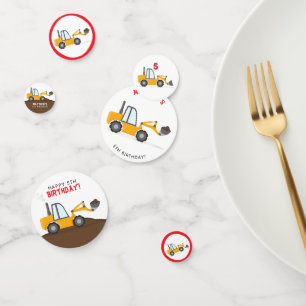 Construction Truck Birthday  Confetti