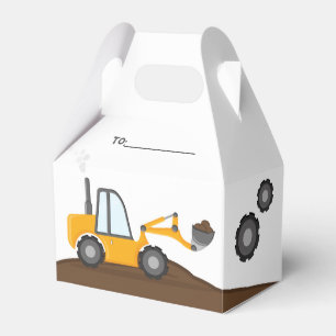 Construction Truck Birthday Favour Box