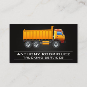 Construction Truck Builder Business Card
