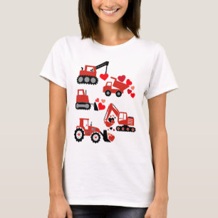 Construction Truck I Dig You Funny Kid Boy Toddler T-Shirt