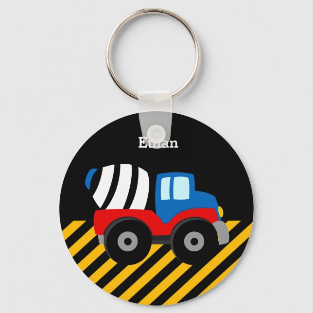 Construction Truck Key Ring (Front)