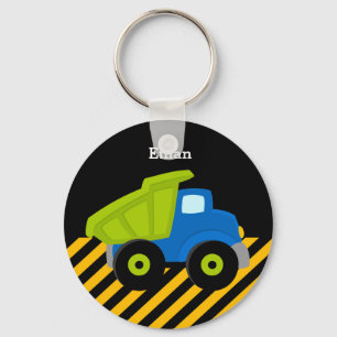 Construction Truck Key Ring