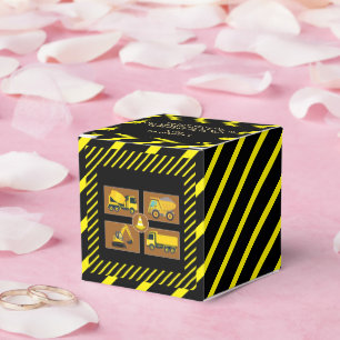 Construction Truck Kids Birthday Party Decorations Favour Box