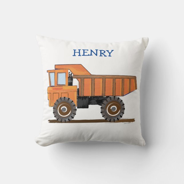 Construction Truck-Personalise Cushion (Front)