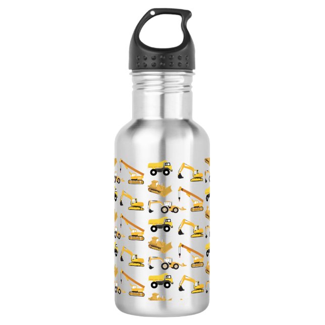 Construction Trucks 532 Ml Water Bottle (Front)