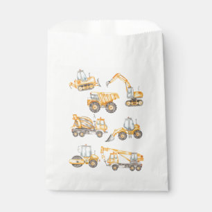 Construction Trucks Birthday Party  Favour Bags