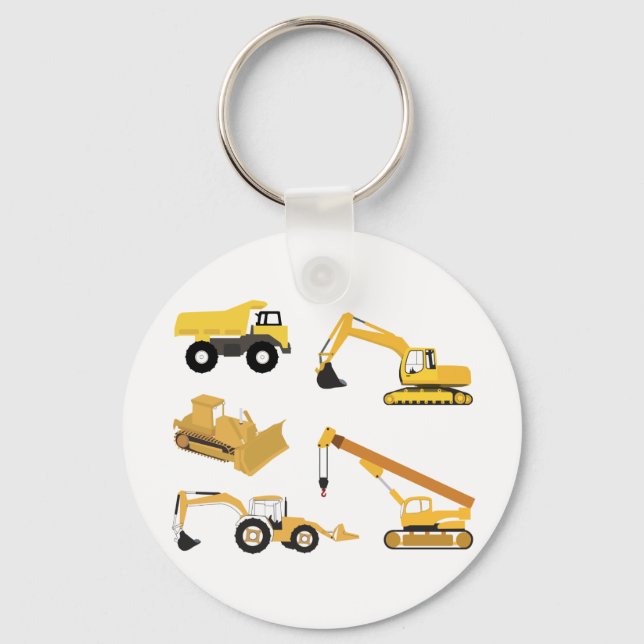Construction Trucks Key Ring (Front)