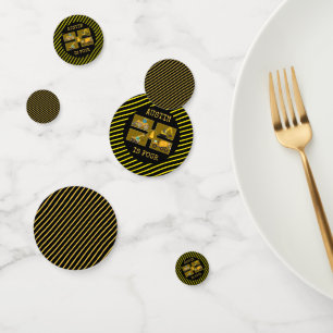 Construction Trucks Kids Birthday Party Table Confetti