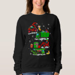 Construction Vehicle Christmas Red Trucks Winter B Sweatshirt<br><div class="desc">Construction Vehicle Christmas Red Trucks Winter Boys Kids 1</div>