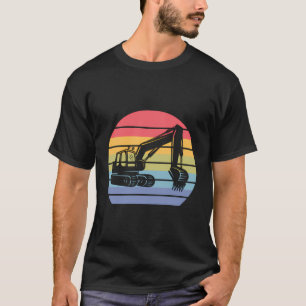 Construction Vehicle Lover Birthday Gift Boys Kids T-Shirt