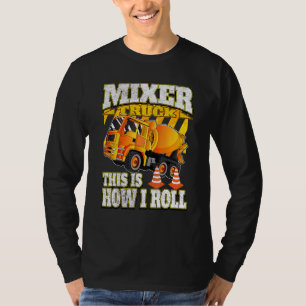 Construction Vehicle  Loves Cement Mixer Trucks T-Shirt