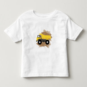 Construction Vehicle Mud  Toddler T-Shirt