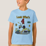 Construction Vehicles 4th Birthday Tshirts<br><div class="desc">Kids who love construction and big trucks will love this Construction Vehicles 4th Birthday design that reads "Look Who's 4" on 4th birthday T-shirts,  mugs,  magnets,  cards,  stickers,  bags,  and more.</div>