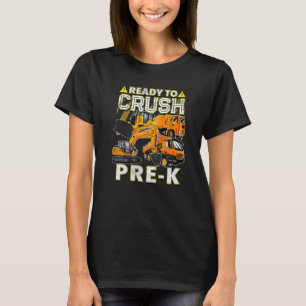 Construction Vehicles Back To School Ready To Cru T-Shirt