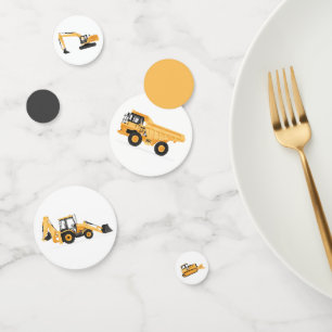 Construction Vehicles Birthday {arty Confetti