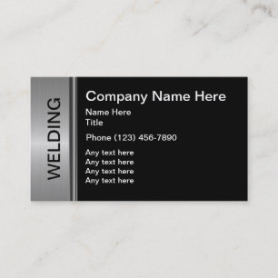 Construction Welding Business Cards