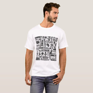 Construction Wordplay: Tools and Terms T-Shirt